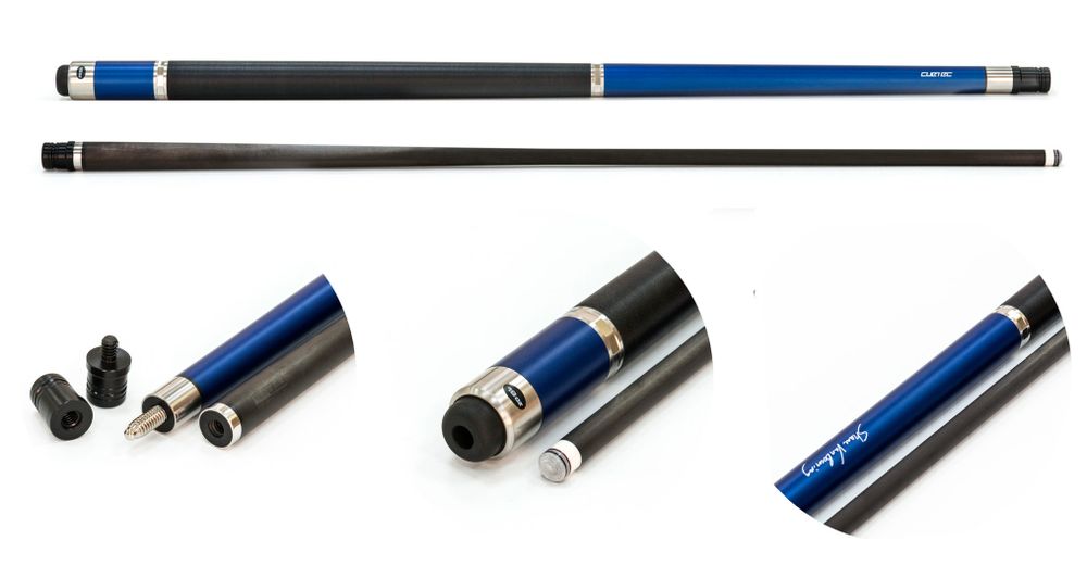 Кий / пул 2-pc &quot;Cuetec  Cynergy CT-15K Carbon&quot; (синий)