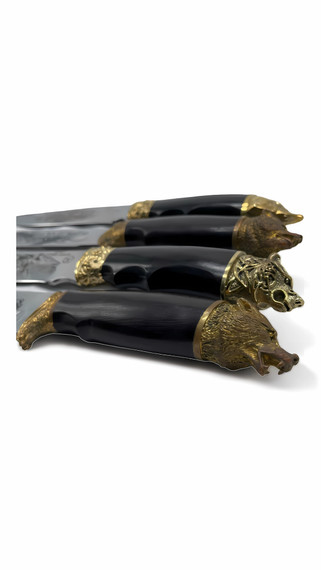 Ножи Кизляр рукоять Граб ассорти 65Х13