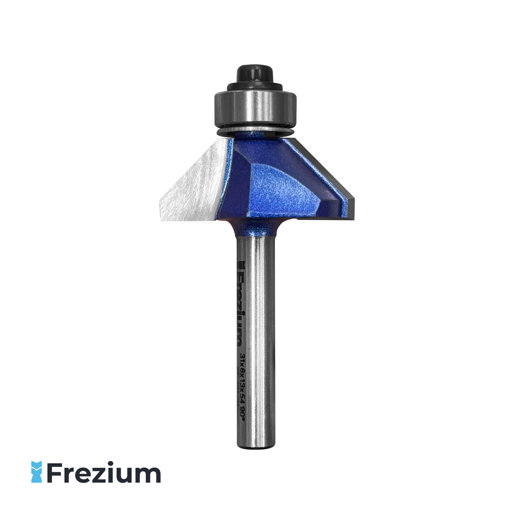 Конусная фреза по дереву &quot;Frezium&quot; (31x6x13x54 90 градусов; KF-101-31)