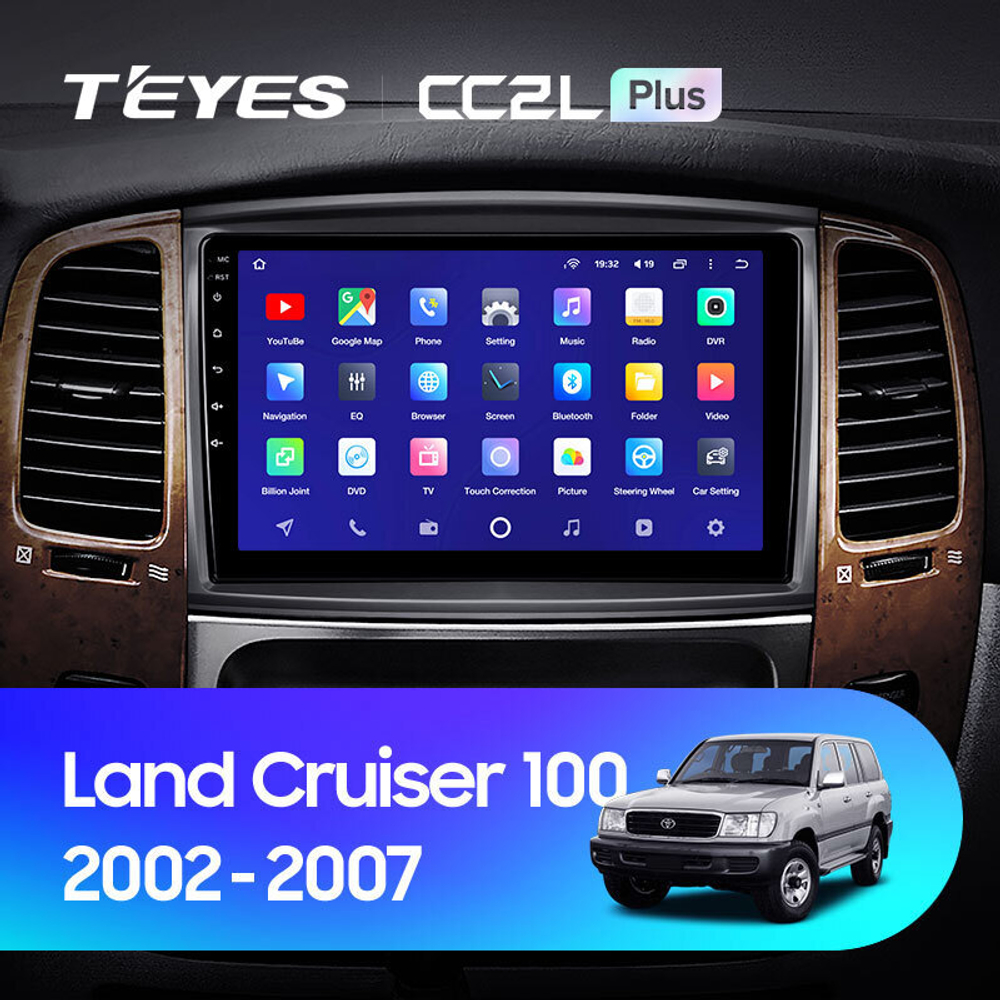 Teyes CC2L Plus 10,2"для Toyota Land Cruiser 100, Lexus LX 2002-2007