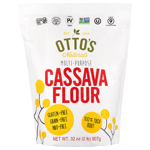 Otto's Naturals, универсальная мука из кассавы, 907 г (2 фунта)