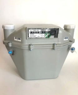 Счетчик газа СГМН-1 G6 250мм 2025 г. Слева-Направо (Левый) БелОМО. Прокладки в комплекте