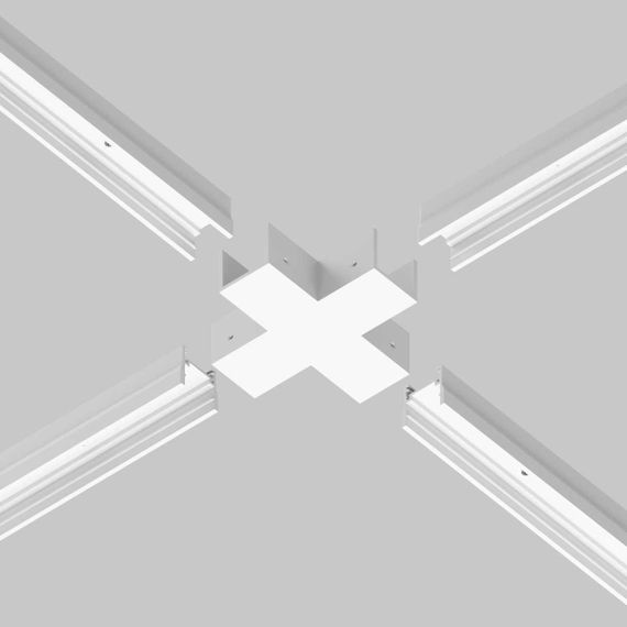 Коннектор X-образный Maytoni Outdoor для профиля Elasity IP O-TR001-CC-W