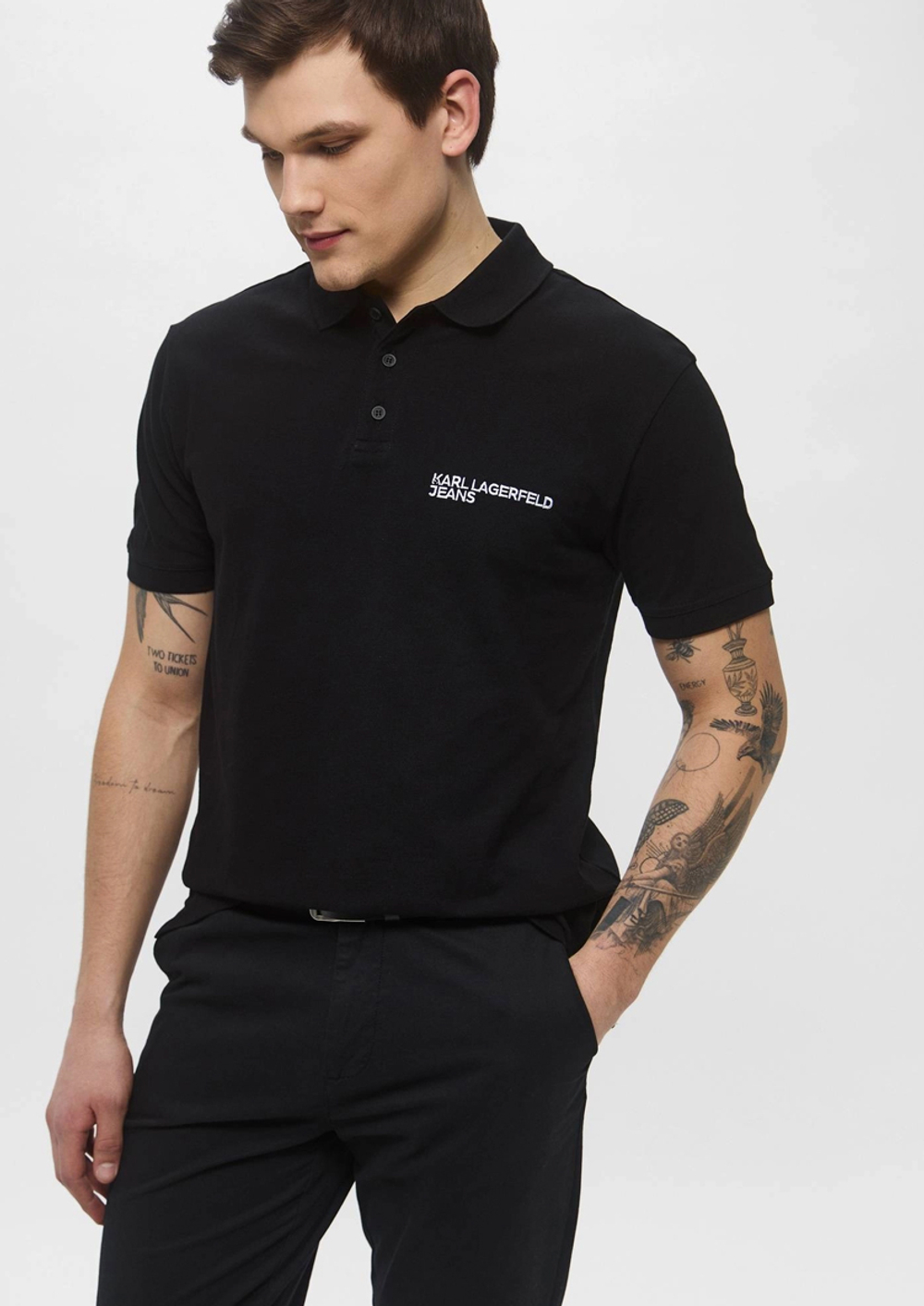 Поло KARL LAGERFELD JEANS Regular Pique Polo