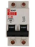 Автоматический выключатель 1P 32А ВА 47-63 EKF PROxima 2шт ЕКФ