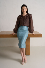 Юбка Нелита эко - кожа