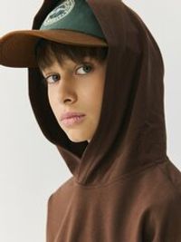 Худи оверсайз облегченное "Шоколад"  7+