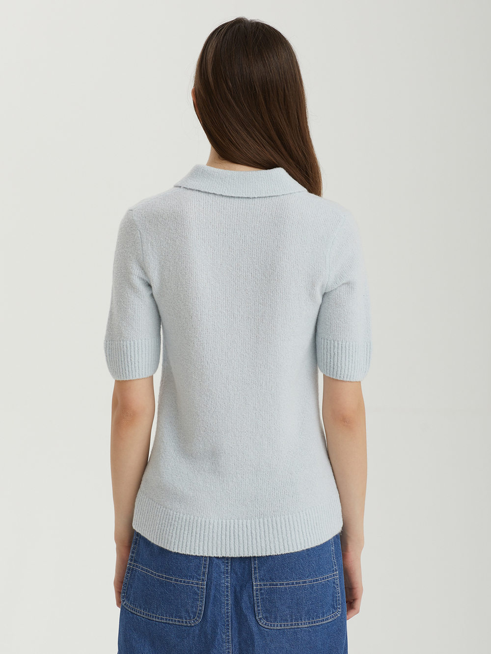 Женское Поло Textured