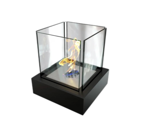 Биокамин Quant metall черный