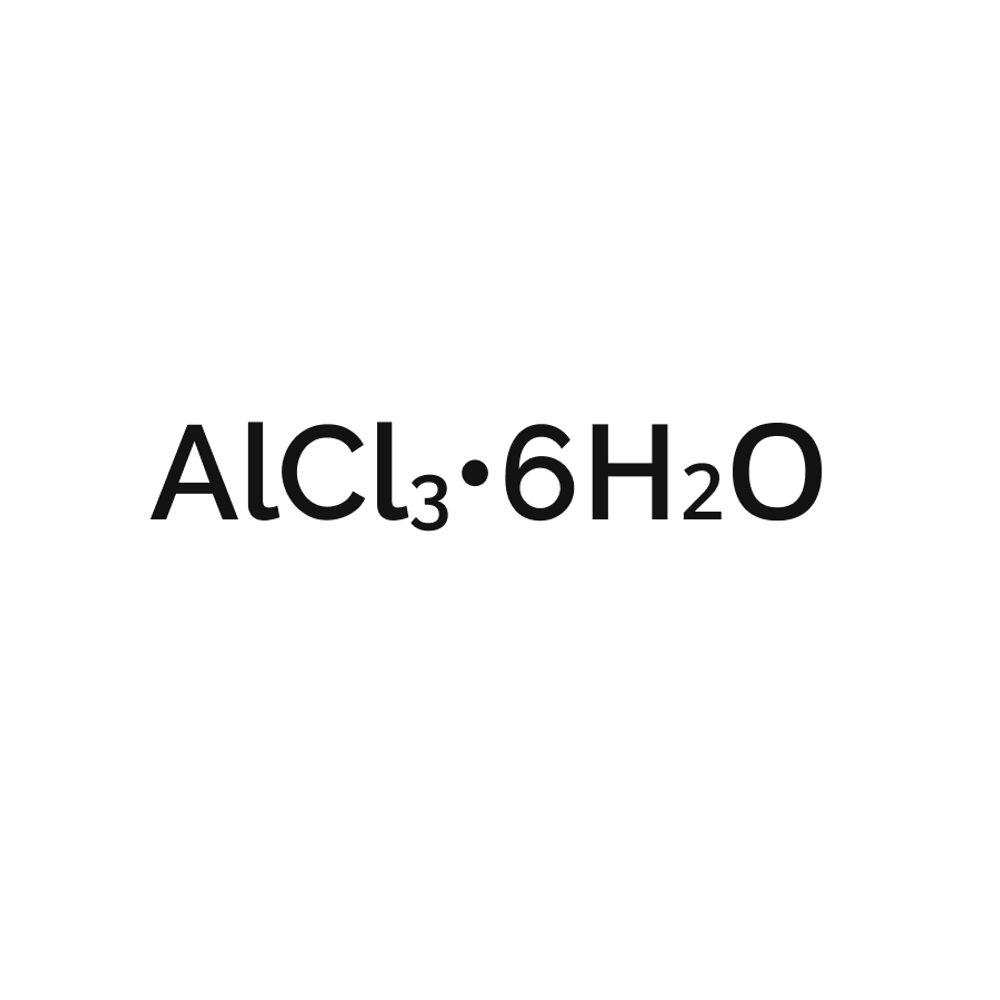 Хлорид алюминия гексагидрат формула структура