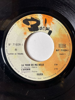 Винтажная виниловая пластинка LP Haira La Tour De Ma Belle, L'Avenir, L'Evasion, Jonas (France 1966)