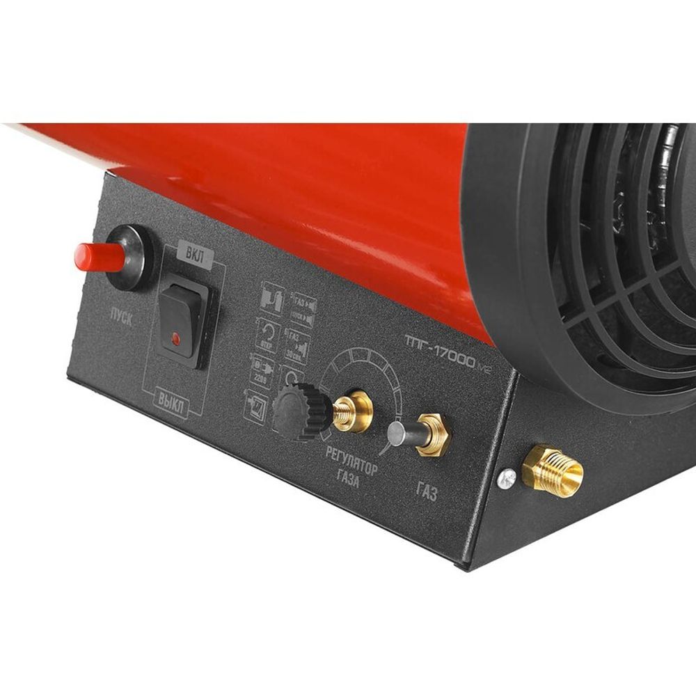 Газовая тепловая пушка Зубр ТПГ-17000_М2 - прямого нагрева / 17 кВт