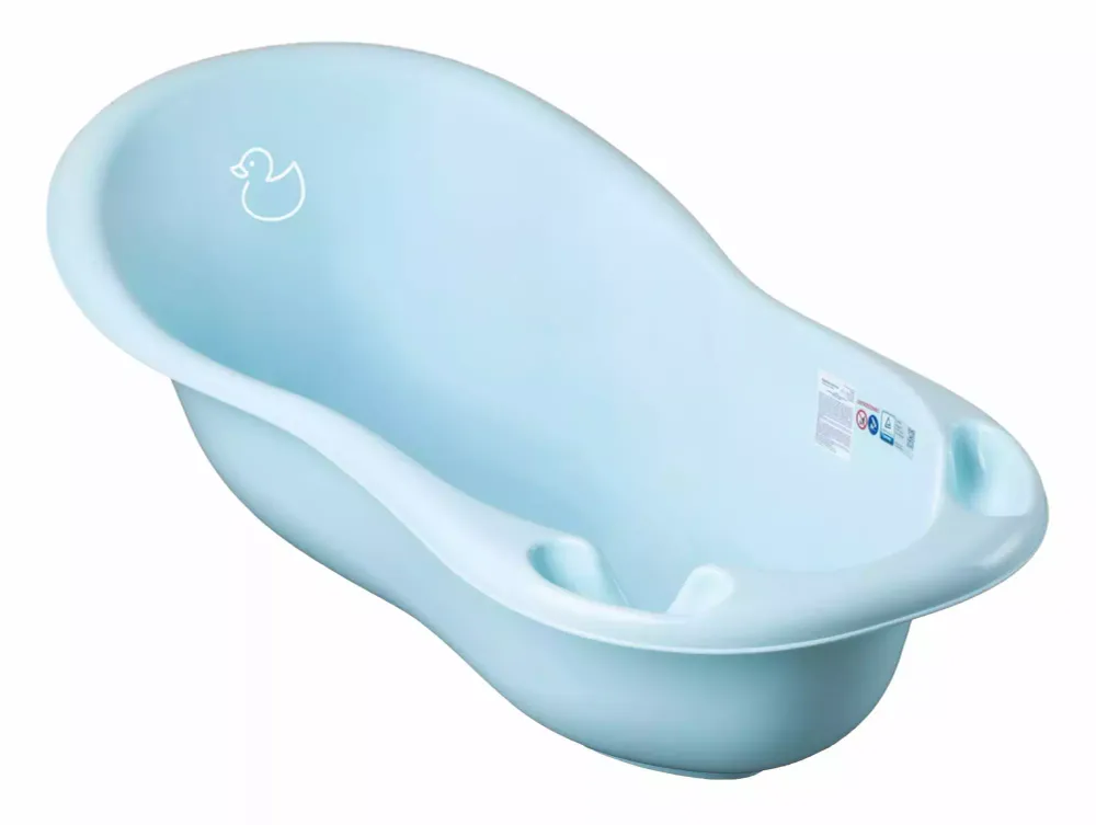 Ванна детская 2в1 &quot;Комфорт&quot; со сливом 95см (light blue-голубой)
