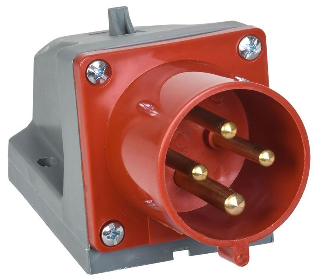 Вилка электрическая наружн. уст. 32А 3P+PE 380В IP44 ССИ-524 IEK PSR52-032-4 Вилка электрическая наружн. уст. 32А 3P+PE 380В IP44 ССИ-524 IEK PSR52-032-4