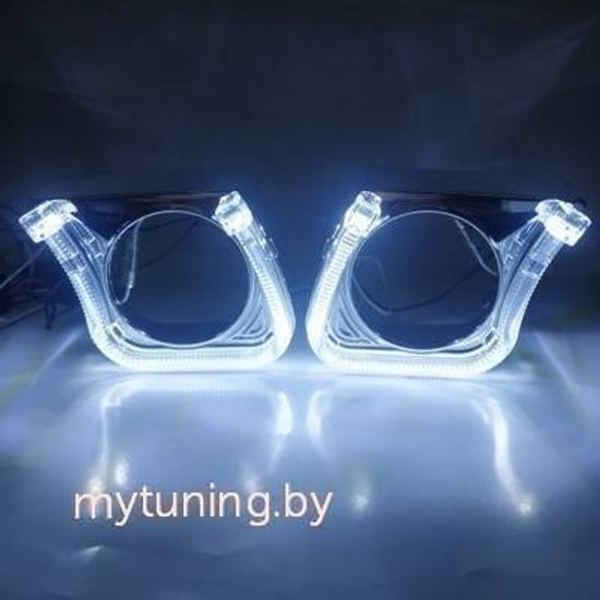 Маска для линзы 2,5' Раскосая с LED