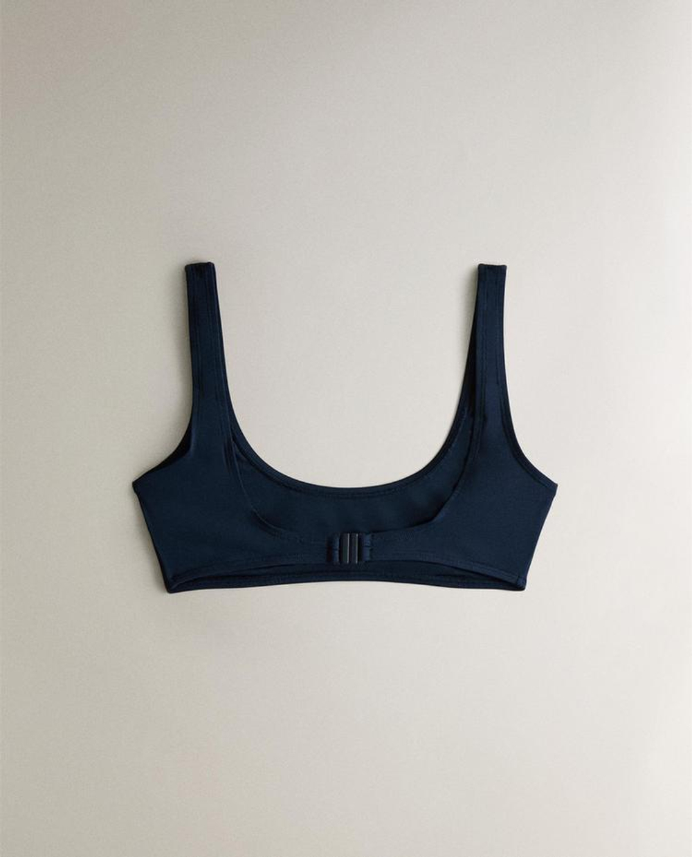 ZARA HOME БИКИНИ ТОП С КРУГЛЫМ ВЫРЕЗОМ, СИНИЙ