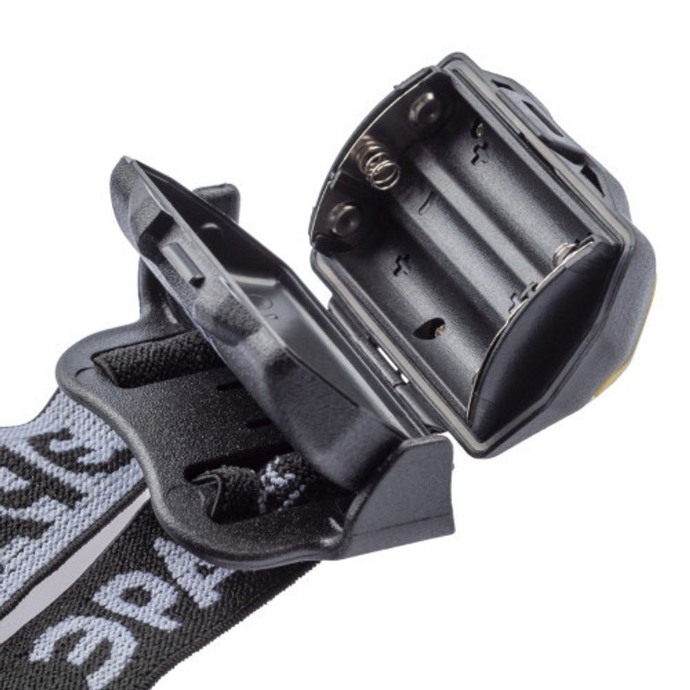 Фонарь налобный светодиодный ЭРА Рабочие Практик GB-701 на батарейках с адаптивным уголом наклона 3 режима желто-черный