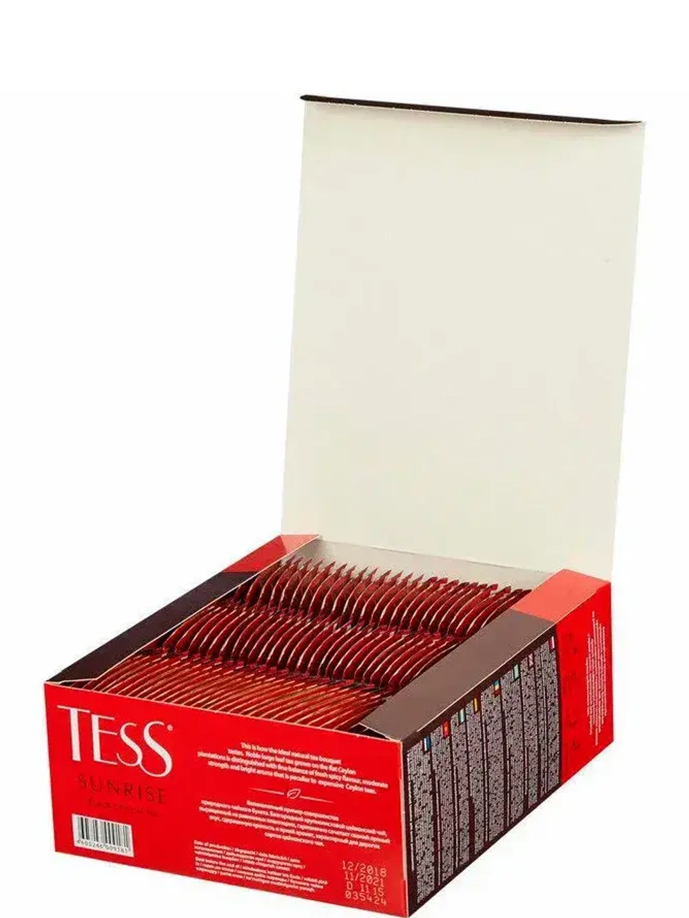 Черный цейлонский чай Tess Sunrise в пакетиках,100 шт