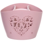 Подставка для столовых приборов «SEGRETO» 20*12*15см 3секции пыльнавя роза