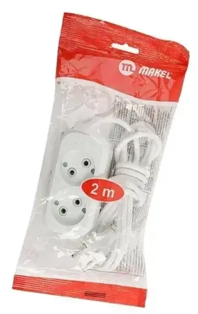 Удлинитель Makel (MGP 102) 2 гнезда 2 метра