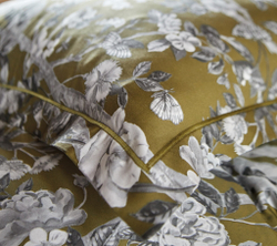 Постельное белье 2 спальное евро Blanc des Vosges Imperial Olive зеленое