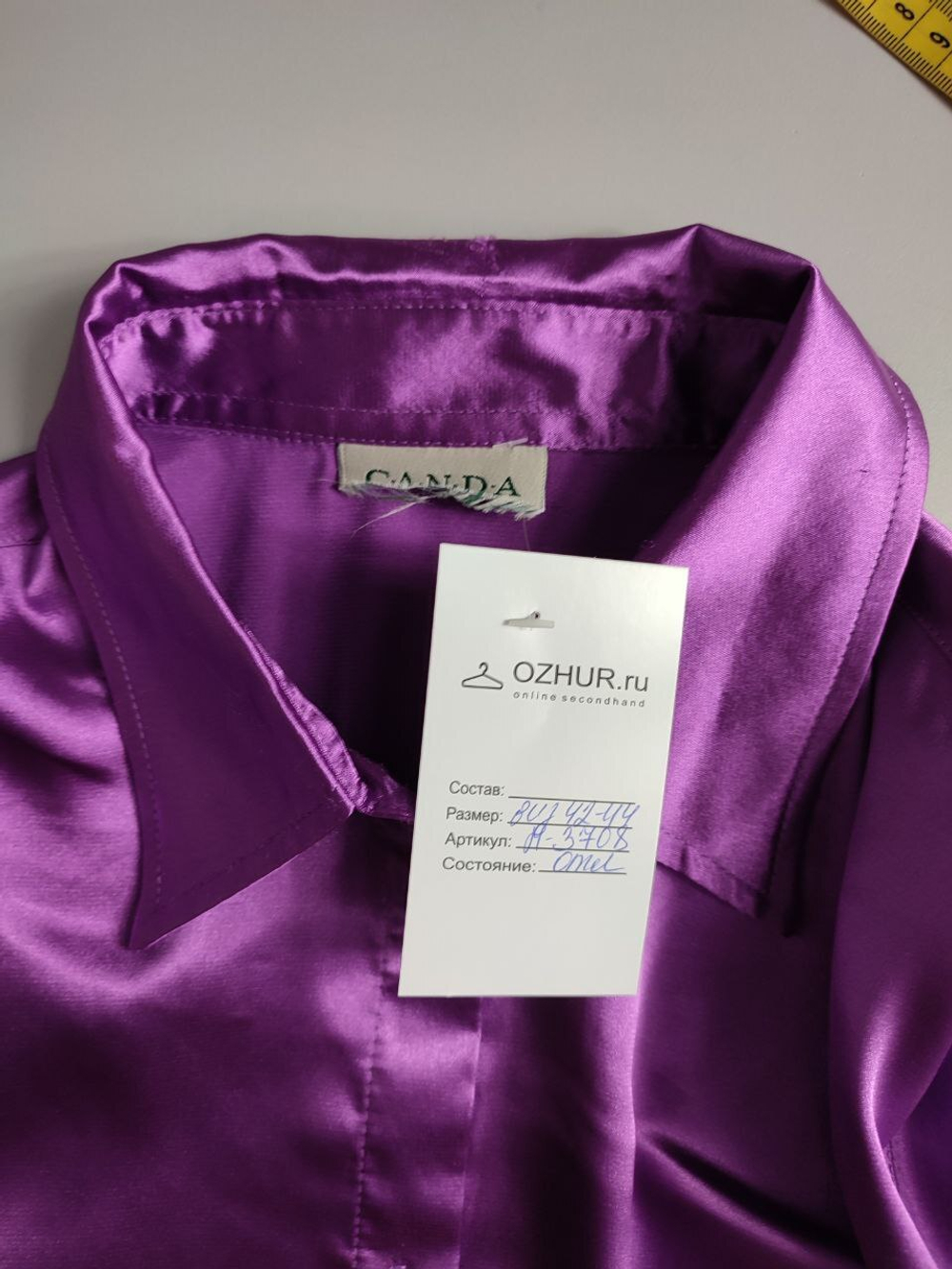 Блузка Canda атласная, визуально на 42/44 размер