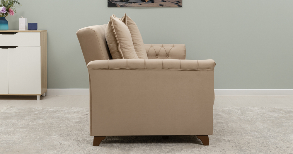 Ирис диван-кровать (бежевый-кофейный)