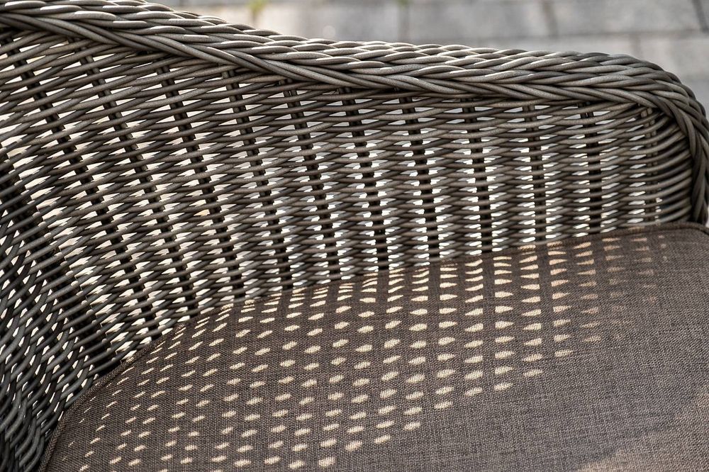 "Равенна" обеденная группа плетеная, цвет графит