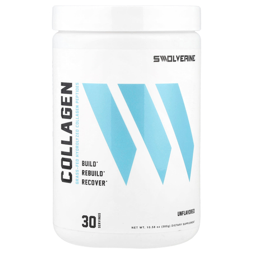 Swolverine, коллаген, без добавок, 300 г (10,58 унции)