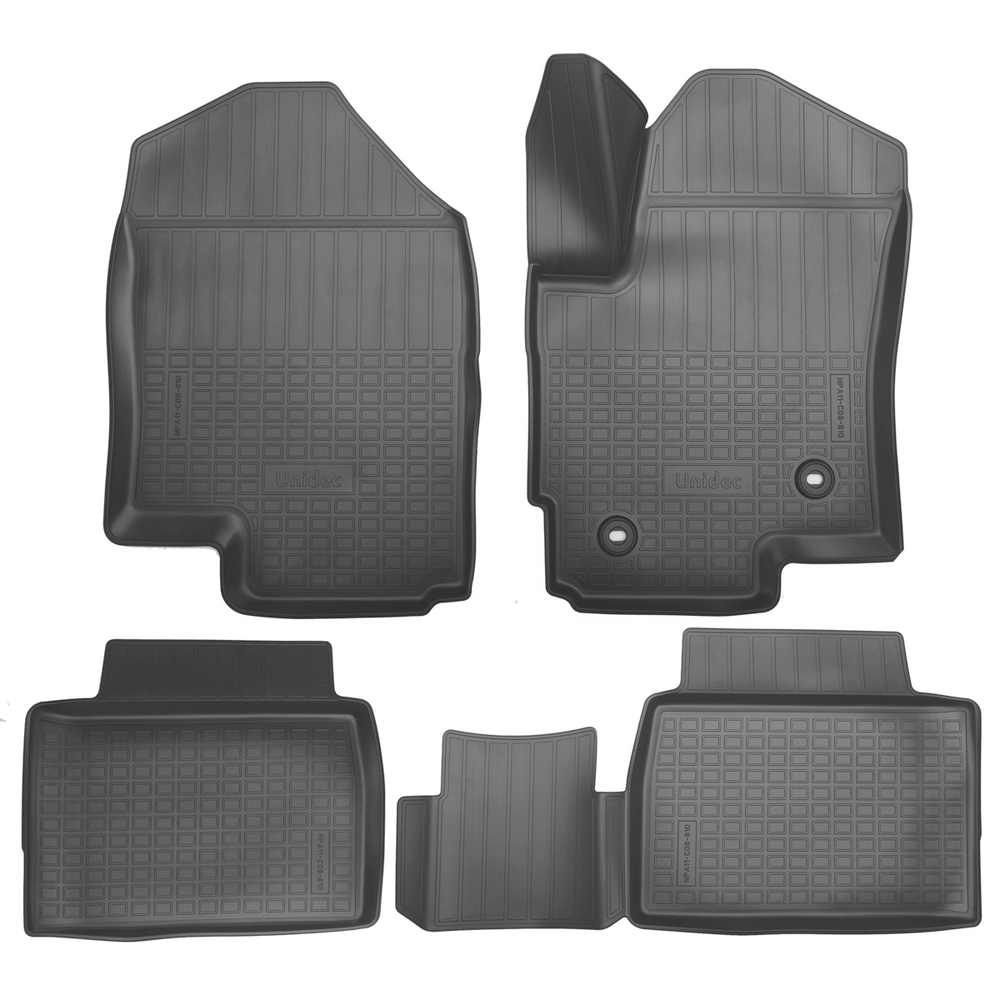 Ковры в салон Norplast/Unidec для BAIC Beijing Senova X3 (2019-) Полиуретан, Серый, арт.NPA11-C08-810-G