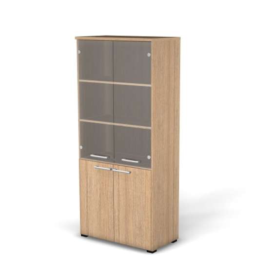 SMART/СМАРТ RS102-78Х44 Шкаф комби стекло з/с лдсп 786х436х1762
