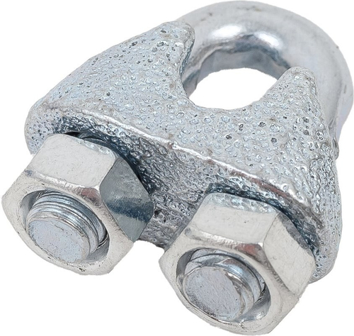 17804 VIP Зажим для стальных канатов оцинкованный, 5 мм, 1 шт.