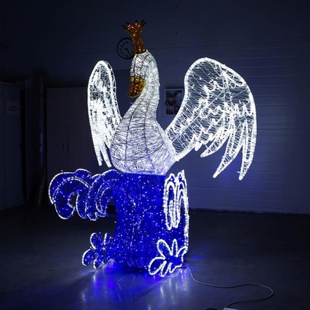 Световая фигура «Царевна-Лебедь»