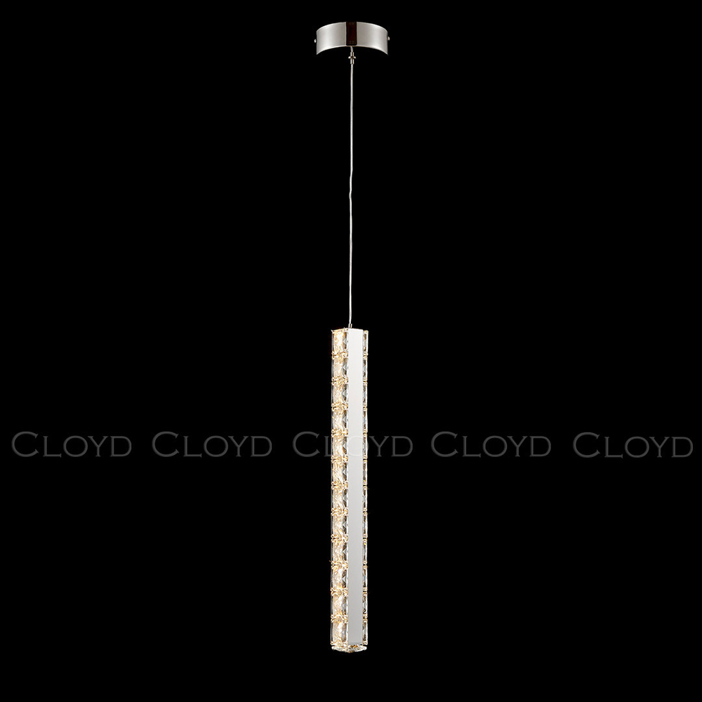 Подвесной светильник Cloyd ELATA P1 / выс. 55 см - хром (арт.11561)