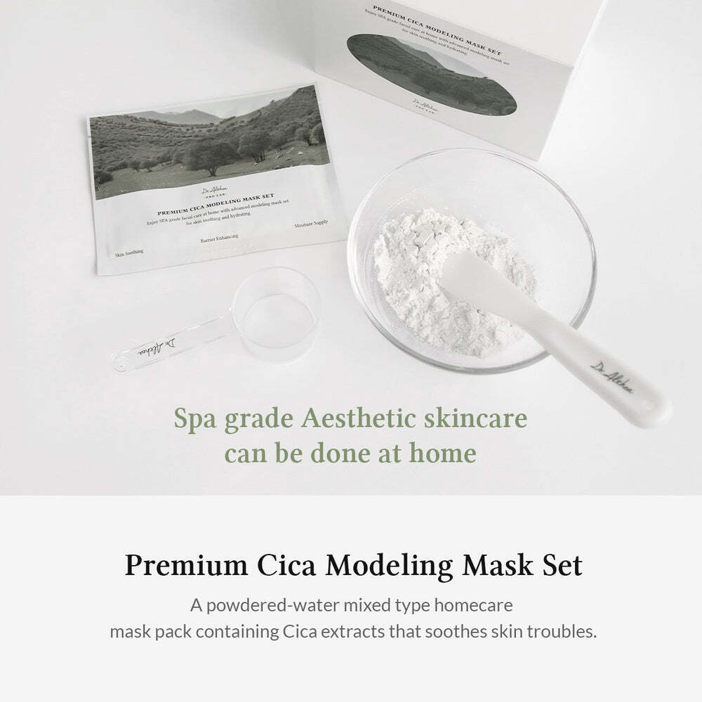 Dr.Althea Набор антивозрастных, успокаивающих альгинатных масок  Premium Cica Modeling Mask Set 7 шт