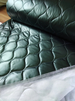 Стежка (курточная/термостежка/под "кожу"). Принт- Черточки, графит