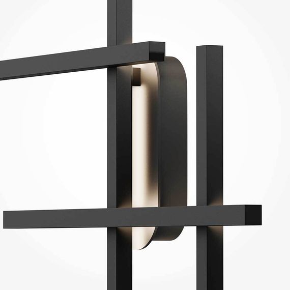 Настенный светодиодный светильник Maytoni Halo MOD248WL-L24BK