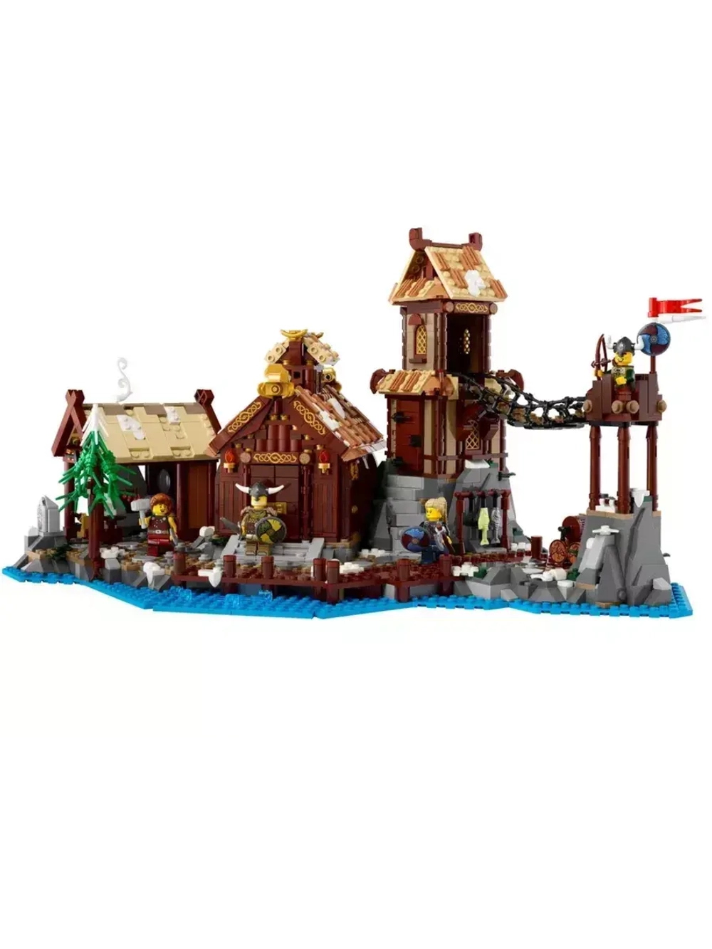 Конструктор Скандинавская деревня викингов 2103 детали