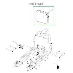 Аккумуляторная батарея 24В 20Ач Li-ion для тележек SD15L/SK15