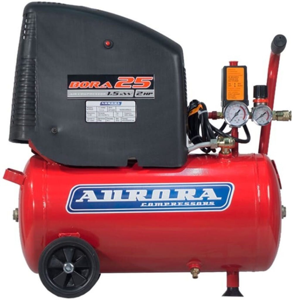 Компрессор BORA-25 без масл. (24л, 201л/мин, 1.5кВт)/Aurora