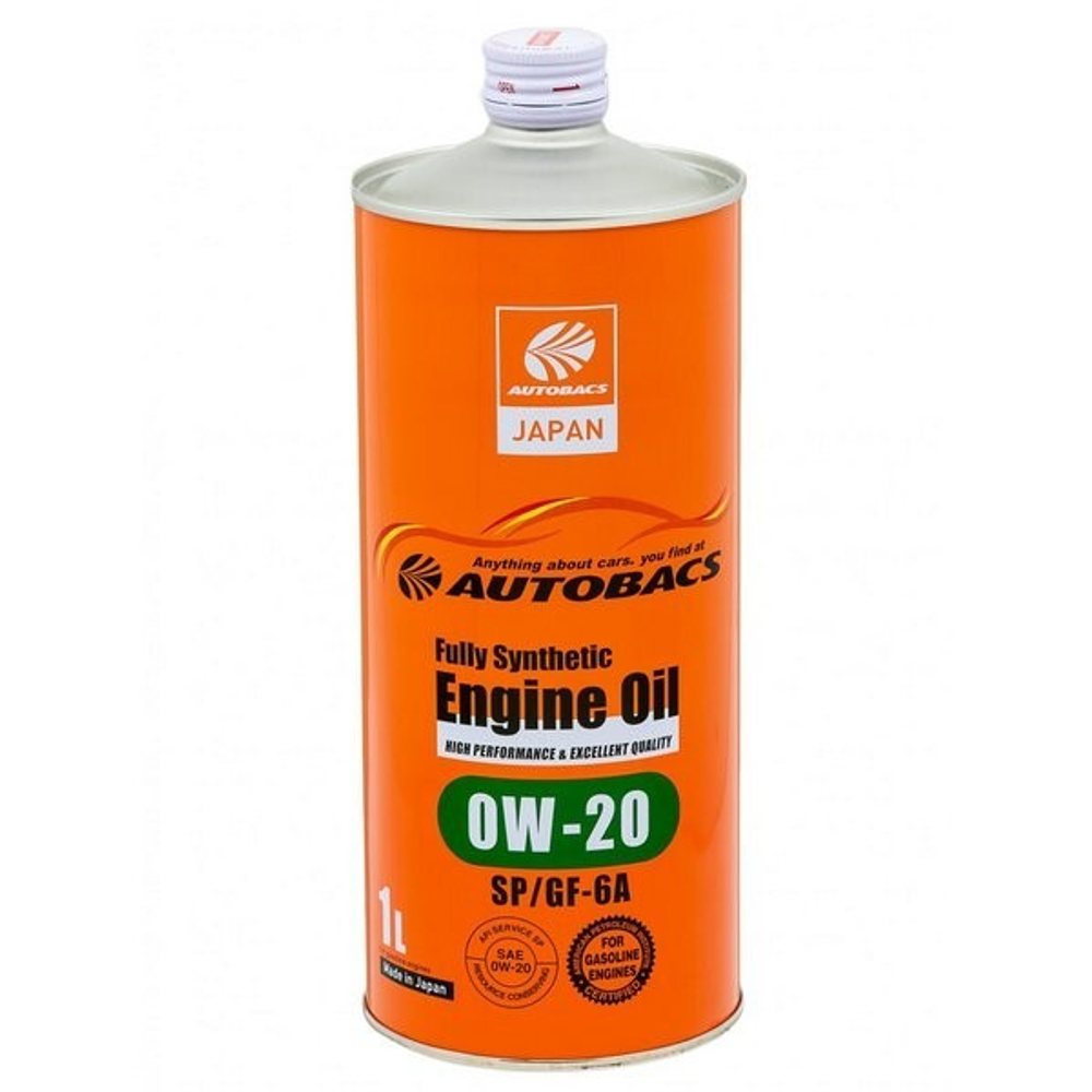 Масло моторное синтетическое AUTOBACS  0W20 ENGINE OIL FS SN/ GF-5 1л