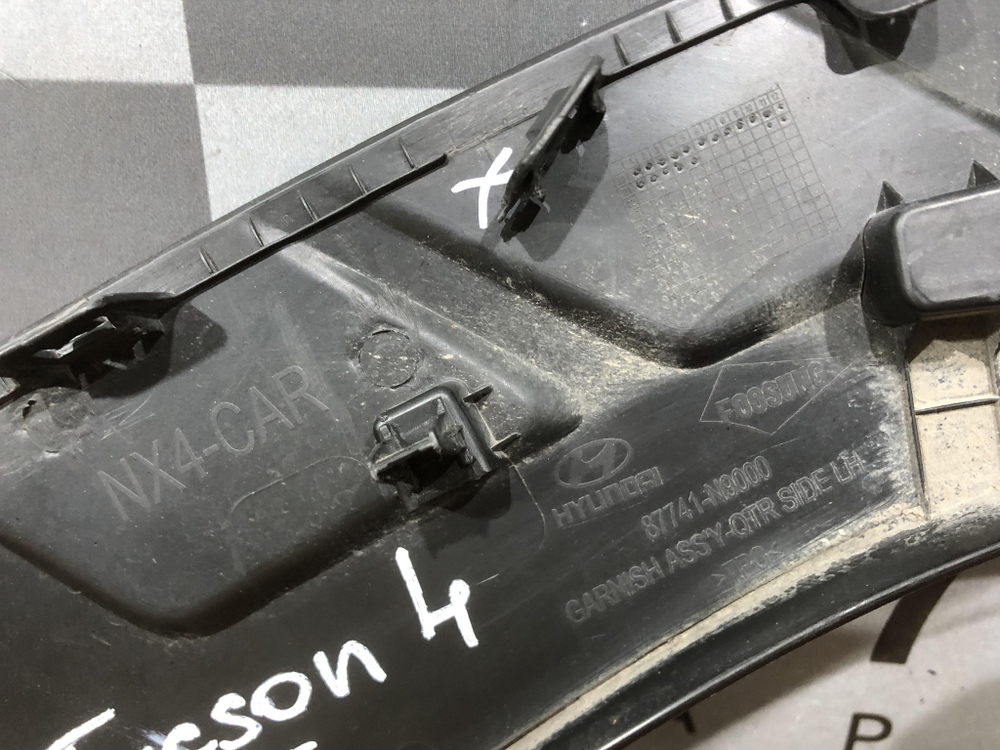 Накладка крыла заднего левого Hyundai Tucson 4 20-нв Б/У Оригинал 87741N9000