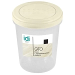 Банка с завинчивающейся крышкой Asti 1,0л (светло-бежевый)