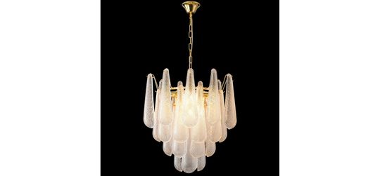 Подвесная люстра 8*Е14 Fontain SP8 GOLD золото Crystal Lux.