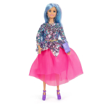 Кукла тип модель 29 см София, цветные волосы, в вечернем платье, аксесс.66001-BF13-S-BB КАРАПУЗ