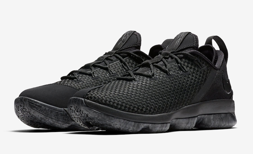 Заказать Nike LeBron 14 Low Triple Black