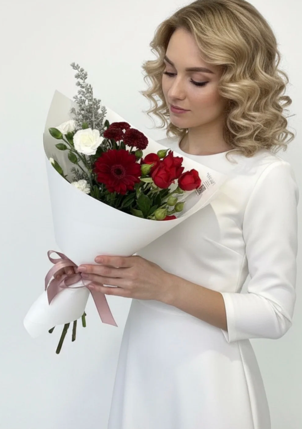 Букет "Красный агат"