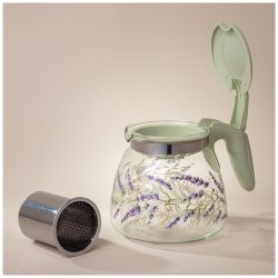 ЗАВАРОЧНЫЙ ЧАЙНИК AGNESS С ФИЛЬТРОМ "ДУША ПРОВАНСА" 900 МЛ.