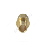 Муфта для PE-X труб аксиальная латунь Дн 25х3/4" ВР РОС