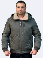 Куртка бомбер Corbona Зима олива